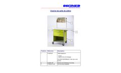 Oscimed - Plaster Cart Trolley - Datasheet