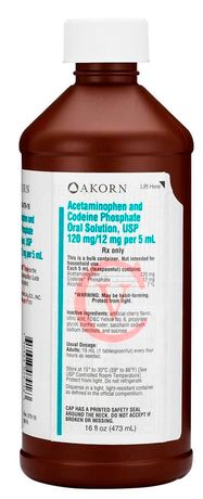Tylenol - Model 50383-079-16 - Acetaminophen and Codeine Phosphate Oral Solution, USP CV