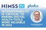 HIMSS TV: Glooko CEO Russ Johannesson on Why Interoperability is ‘Critical’ to Digital Health - Video