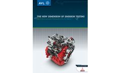 AVL - Model AVL - Exhaust Gas Measurement System - Brochure