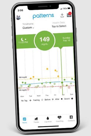 Patterns - Blood Suagr Tracking App for Diabetes