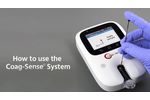 Coag-Sense PT/INR Monitoring System - Video