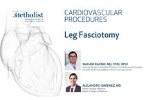 Leg Fasciotomy (Maham Rahimi, MD, PhD, Alejandro Gimenez, MD) - Video