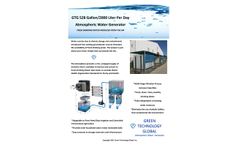 Green-Technology - Model 528 Gal/2000 Liters - Multi-Stage Filtration System - Brochure