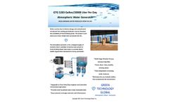 Green-Technology - Model 5283.4 Gal/20000 Liters - Multi-Stage Filtration System- Brochure