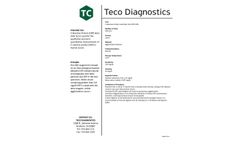 Teco Diagnostics - C-Reactive Protein (CRP) - Brochure