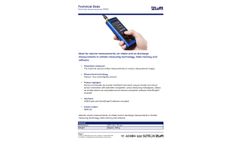 Lufft - Model XP400 - Hand-Held Measuring Device for Measuring Flow - Datasheet