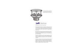 Ventus Ultrasonic Wind Sensor - Leaflet