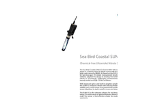 SUNA Sea-Bird Coastal Optical Nitrate Sensor - Brochure