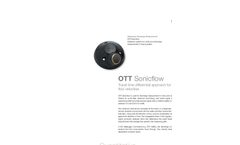 OTT Sonicflow Ultrasonic System - Leaflet