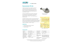 Aadcon - Model SP-Lite - Silicium-Pyranometer - Brochure