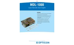 Opticon - Model MDL-1000 - Laser Barcode Scan Engine - Brochure