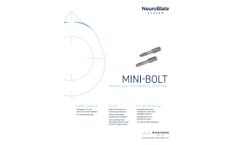 Monteris Mini-Bolt - Cranial Bolt System with Robotic Interface - Brochure