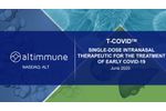 T-COVID - Single-Dose Intranasal Therapeutic for the Treatment of Early Covid-19 Brochure