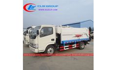 DONGFENG - Model CLW5002GSST3 - Dongfeng 5cbm side load garbage trucks for sale