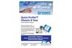 LumiQuick Quick Profile - Vitamin D Test - Datasheet