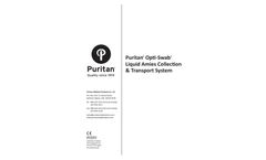Puritan Opti-Swab - Liquid Amies Collection & Transport System - Manual