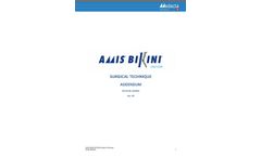 Medacta - Model BIKINI - Anterior Minimally Invasive Surgical Hip Replacement Joint (AMIS) - Brochure