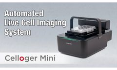 Celloger Mini, Automated Live Cell Imaging System From Curiosis - Video