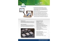 Vante Onyx - Multi-Up Thermal Forming System - Datasheet
