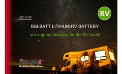 BSLBATT - Model 36V 200AH - Lithium Deep Cycle RV Battery - Brochure