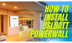 How to install BSLBATT Powerwall? - Video