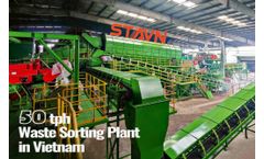 50tph Waste Sorting Plant in Vietnam was Built Successfully!