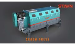 Wate Separation Machine and Sorting Solutions- Screw Press - Video