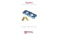 Sapphire - Anterior Cervical Plate System Brochure