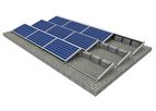 Levin - Model RM-FB - Flat Roof Ballast Solar PV Mounting System
