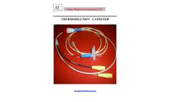 Alpha - Model Series 400 - Flow Directed Thermodilution Balloon Catheter - Brochure