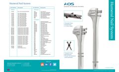 AOS Newton - Humeral Nail System Brochure