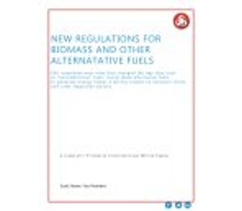New Regulations for Biomass and Other Alternative Fuels