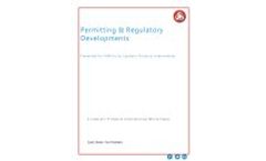Permitting and Regulatory Developments