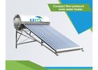 Diyi - Model NP01 - Compact Non-Pressure Solar Water Heater