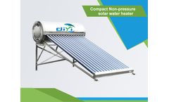 Diyi - Model NP01 - Compact Non-Pressure Solar Water Heater