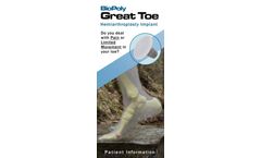 BioPoly - Great Toe Implant - Brochure