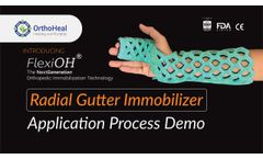 #new FlexiOH Radial Gutter (Boxer) Immobilizer for bone fracture in fingers - Video
