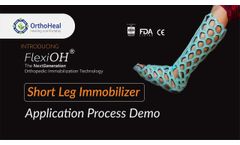 FlexiOH Short Leg Immobilizer for Immobilization of Foot and Ankle Fracture of Lower Extremity - Video