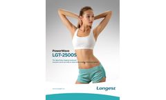 Longest PowerWave - Model LGT-2500S Plus - Dual-Channel Radial Electrical Extracorporeal Shockwave Therapy Device - Brochure