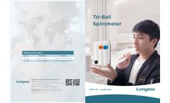 Model LGT-312S - Tri-ball Spirometer for Breathing Training - Brochure