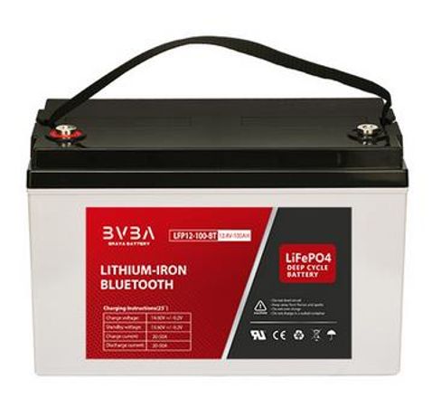 Brava - Model LFP12-100-BT 12V100Ah LiFePO4 - Lithium Battery