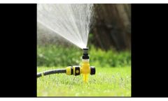 How to installation your own garden sprinkler - Video