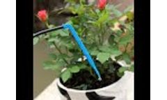How to installation garden irrigation dripper in 3 steps? - Video