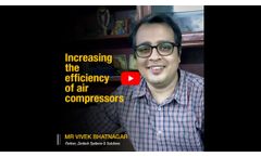 Increasing the efficiency of air compressors - Video