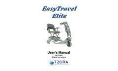 Elite - Divided or Folded 3 Wheels Mobility Scooter  - Manual