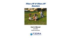 Tzora - Model - Hummer Divided 4 Wheels Mobility Scooter  - Manual