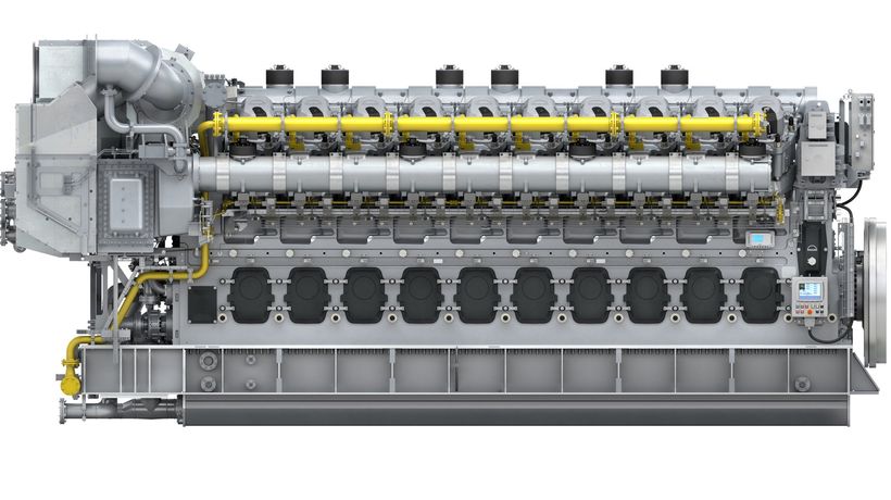 MAN - Model 35/44G - Gas Fuel Engine