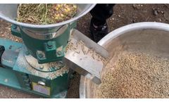 Animal feed pellet mill - Video