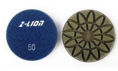 Z-LION - Model ZL-16SF - Sunflower Resin Diamond Polishing Pad for Concrete Floor Polishing